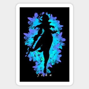 Women Knight Sticker